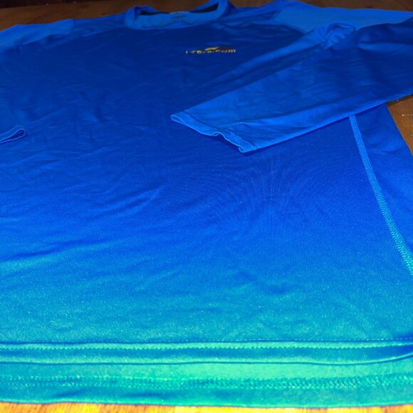 Patagonia Capilene1 Silkweight 14ers.com men's long sleeve performance shirt blu - Picture 2 of 8